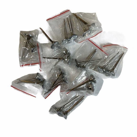 21 Crystal Glass Prong Buttons Decoration Tacks - Picture 5 of 11